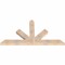 Ekena Millwork Saratoga Smooth Timber Gable Bracket, Douglas Fir, 72"W x 39"H x 3 1/2"D x 5 1/2"F, 13/12 Pitch GBW072X39X0406SAR00SDF - alternate 2